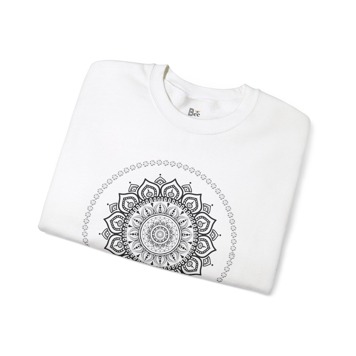 Boujee Black Burst - Heavy Blend™ Light Colors Crewneck Sweatshirt