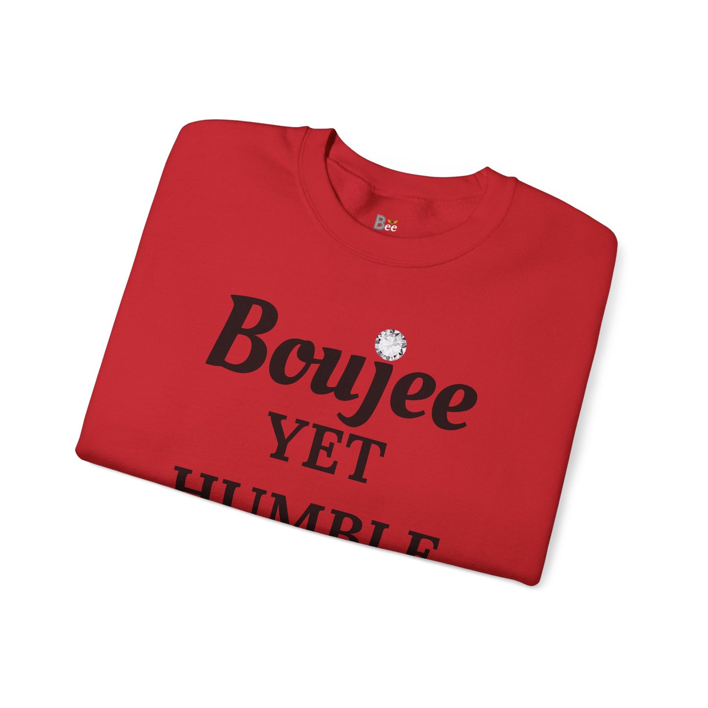 Boujee Yet Humble & Basic - Heavy Blend™ Light Colors Crewneck Sweatshirt