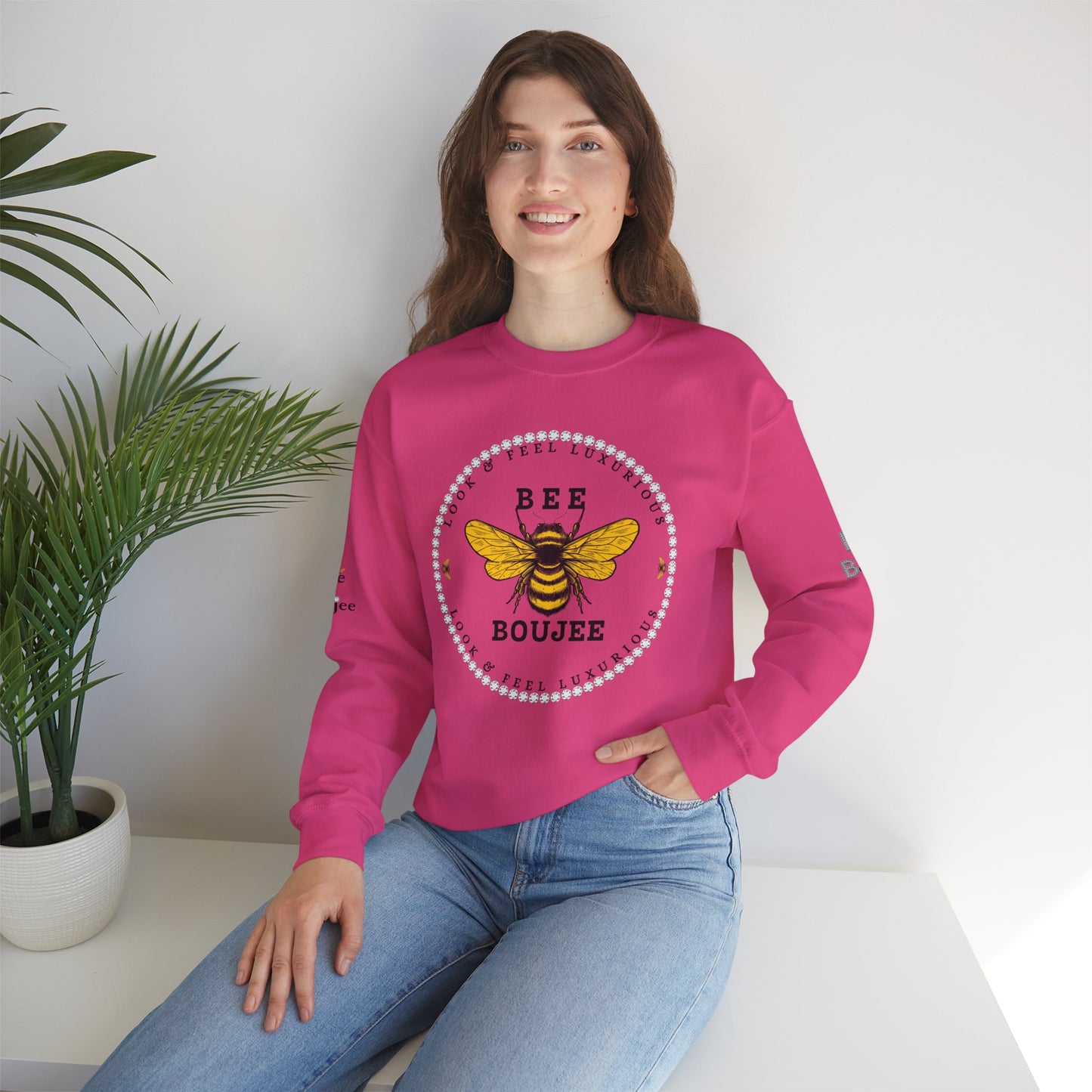Look & Feel Luxurious - Heavy Blend™ Light Colors Crewneck Sweatshirt