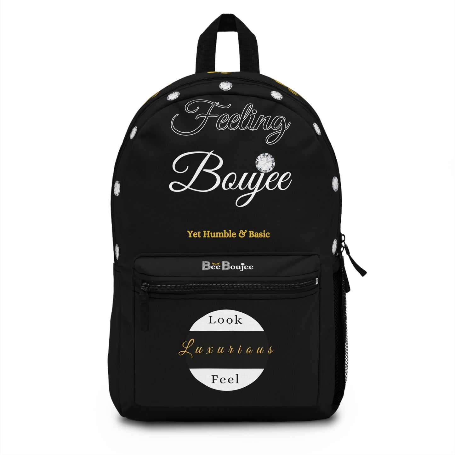 Feeling Boujee DIAMONDS - Backpack BLACK