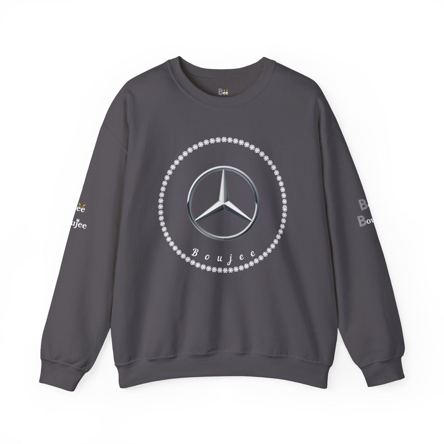 Boujee Benz Emblem - Heavy Blend™ Dark Colors Crewneck Sweatshirt