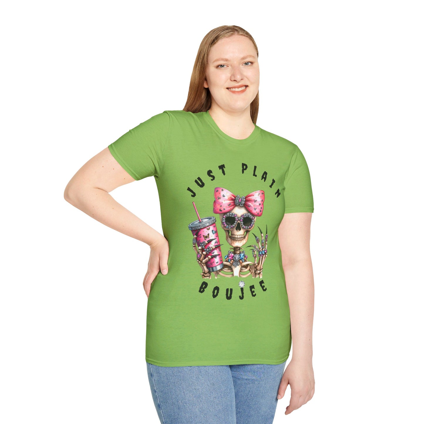 Halloween Just Plain Boujee - Softstyle T-Shirt