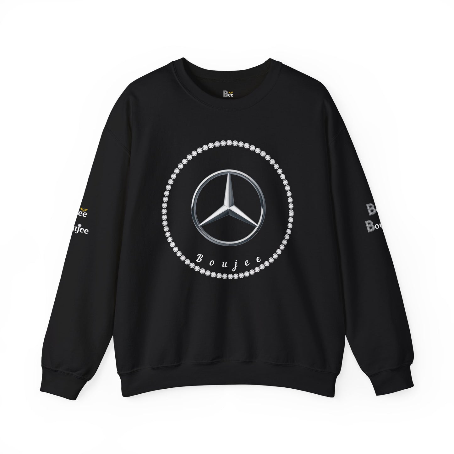 Boujee Benz Emblem - Heavy Blend™ Dark Colors Crewneck Sweatshirt