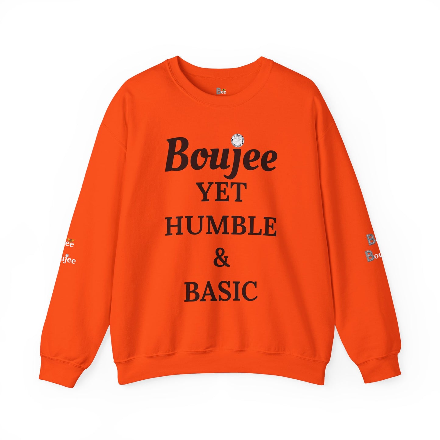 Boujee Yet Humble & Basic - Heavy Blend™ Light Colors Crewneck Sweatshirt