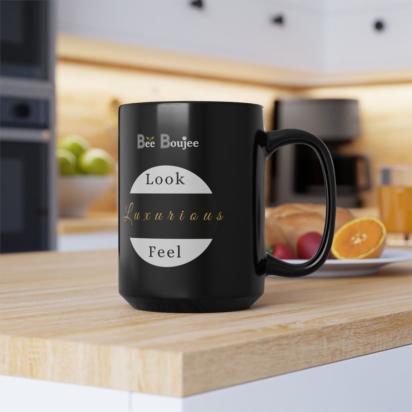 Boujee In My Benz - Mug BLACK 15oz