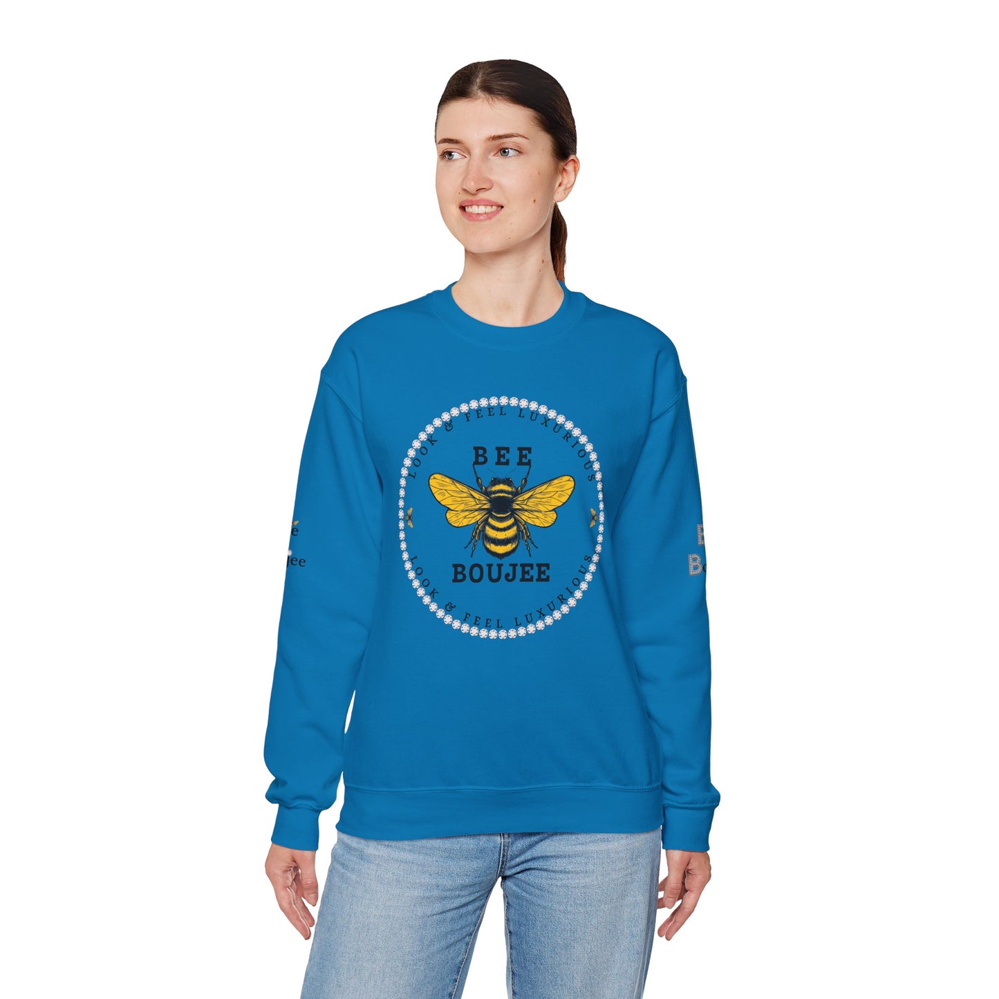 Look & Feel Luxurious - Heavy Blend™ Light Colors Crewneck Sweatshirt