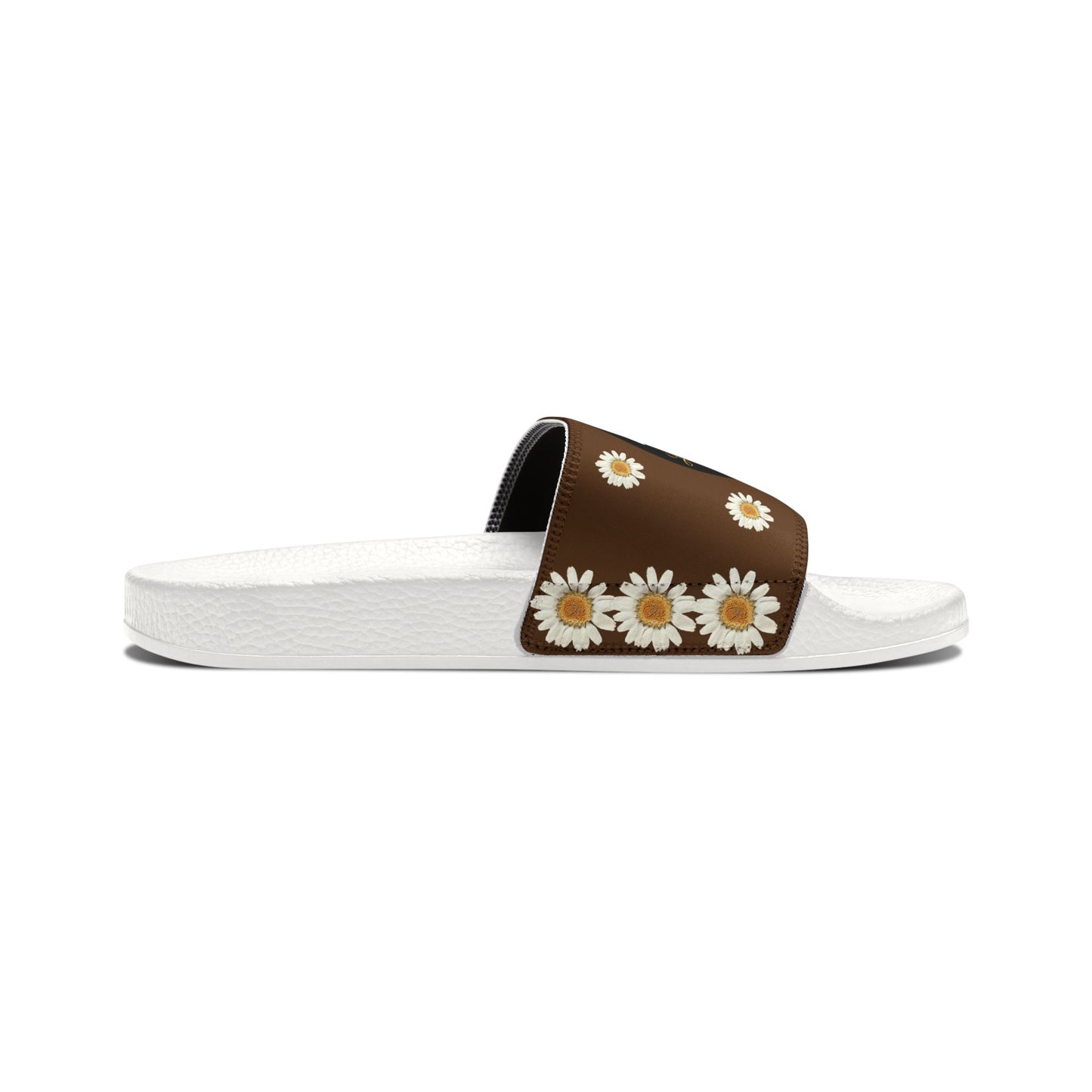 Bee Boujee - BROWN Flowers Women's Removable-Strap Sandals