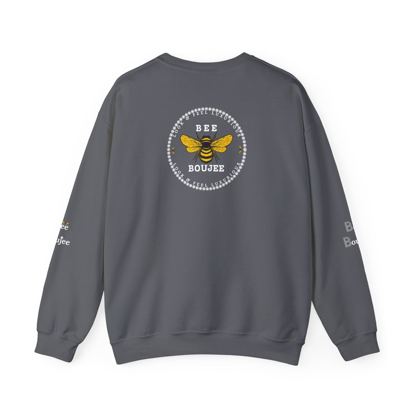 All That + Extra = Boujee - Heavy Blend™ Dark Colors Crewneck Sweatshirt