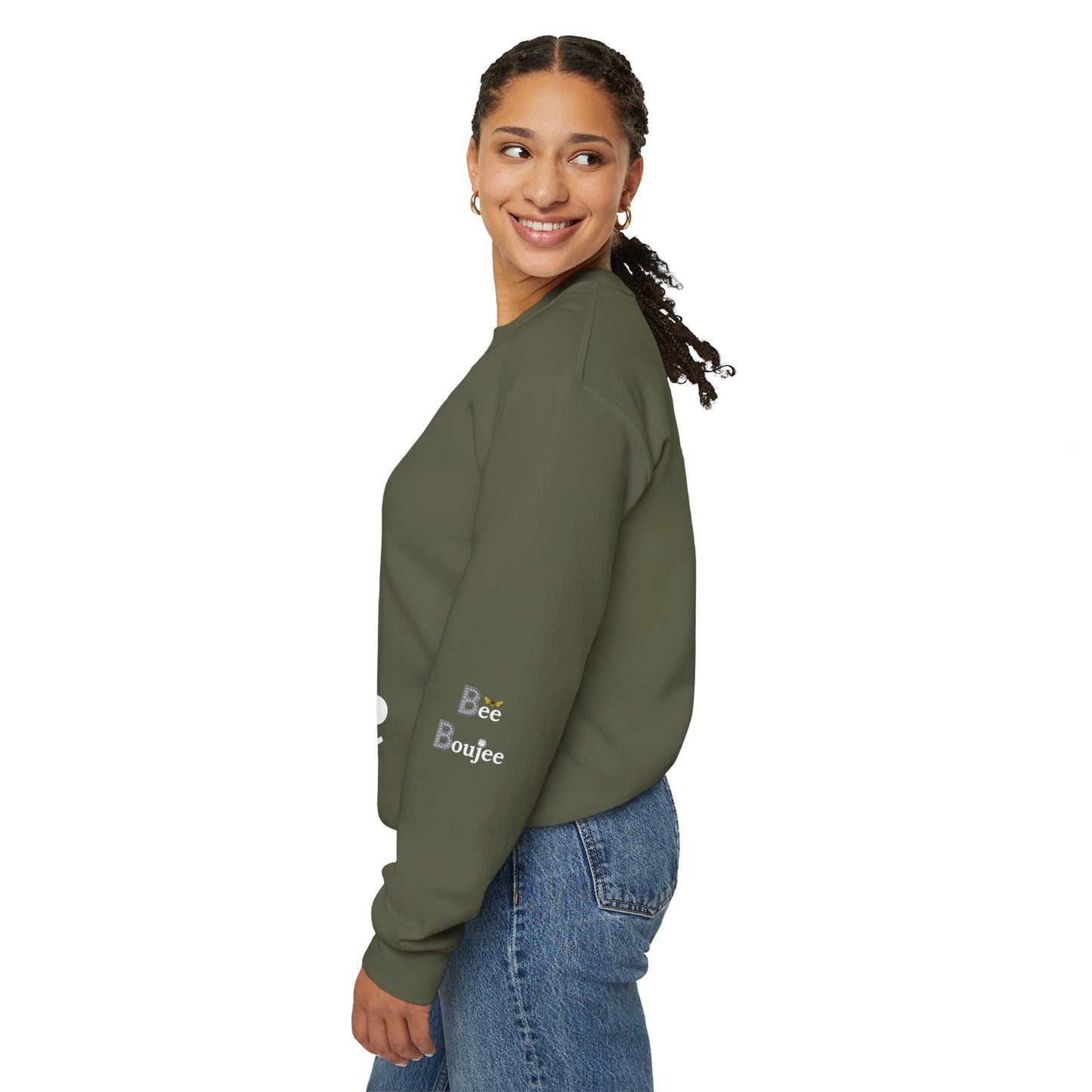 All That + Extra = Boujee - Heavy Blend™ Dark Colors Crewneck Sweatshirt