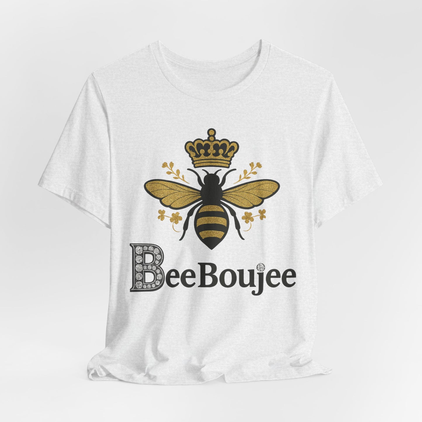 Bee Boujee Jersey Tee - Stylish Signature Bee Boujee T-Shirt for Casual Wear, Gift for Her, Nature Lovers, Birthday Present, Summer Fashion