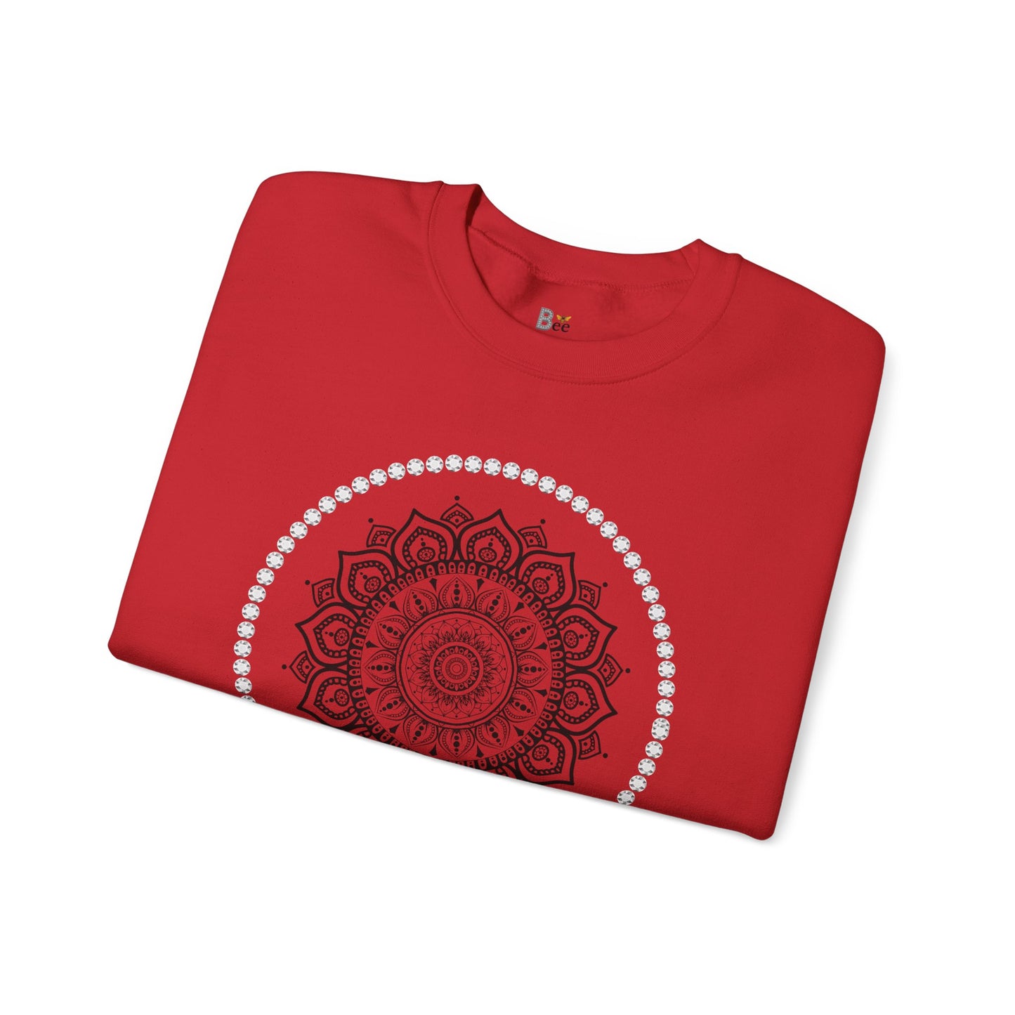 Boujee Black Burst - Heavy Blend™ Light Colors Crewneck Sweatshirt