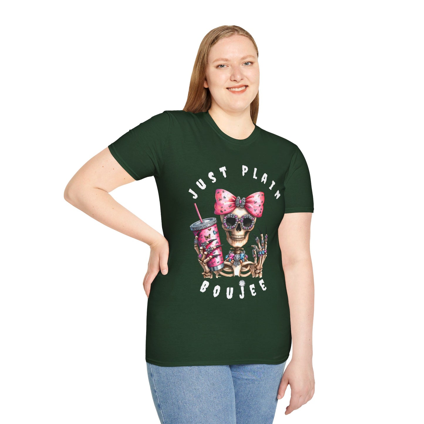 Halloween Just Plain Boujee - Softstyle T-Shirt