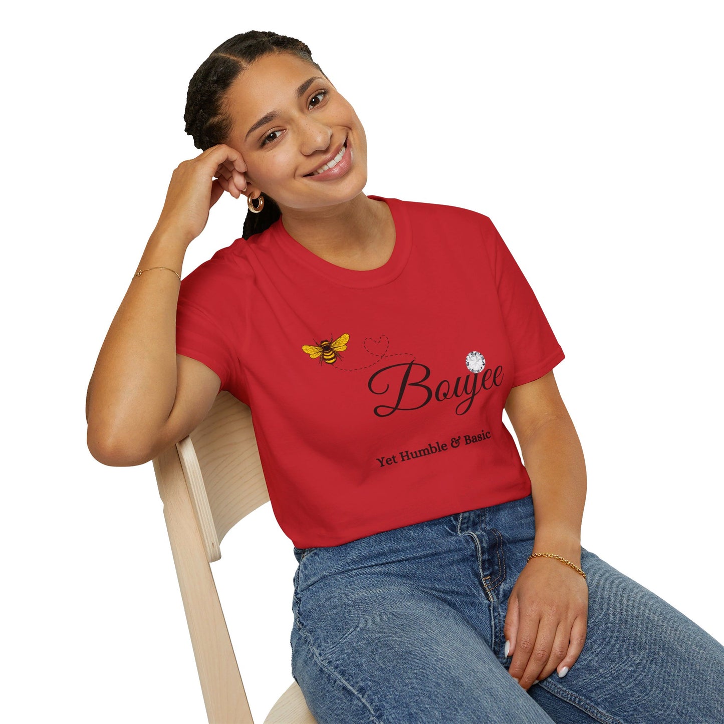 Bee Boujee Yet Humble & Basic - Softstyle T-Shirt