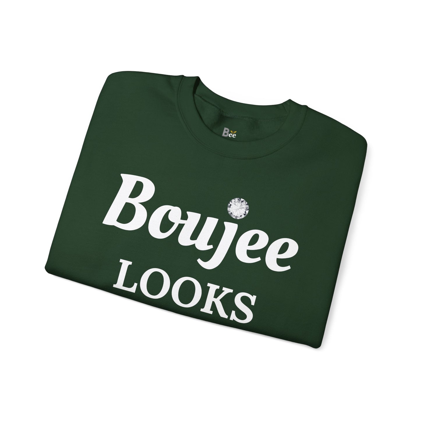 Boujee Looks Good On You - Heavy Blend™ Dark Colors Crewneck Sweatshirt