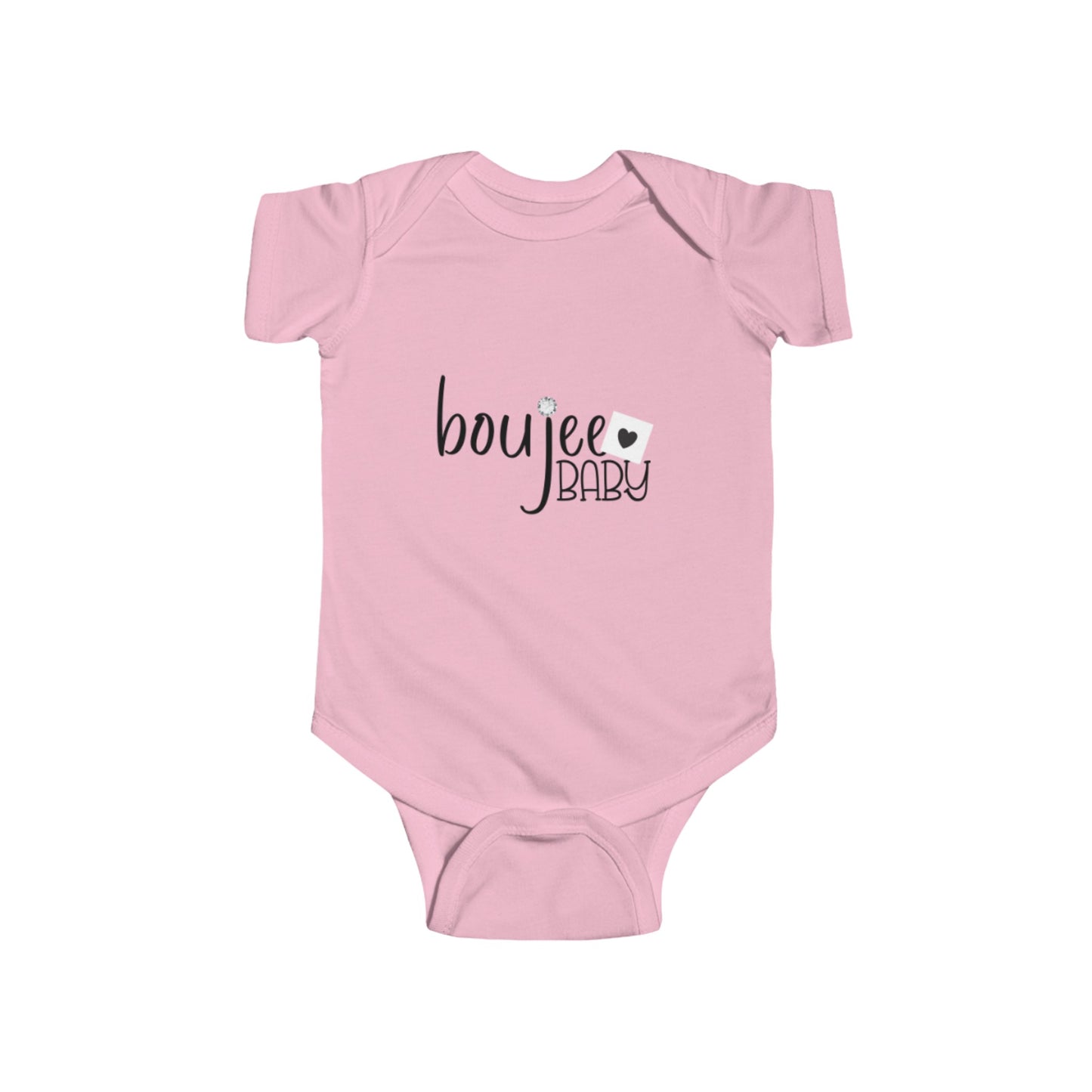 Boujee Baby - Infant Fine Jersey Bodysuit Short Sleeve