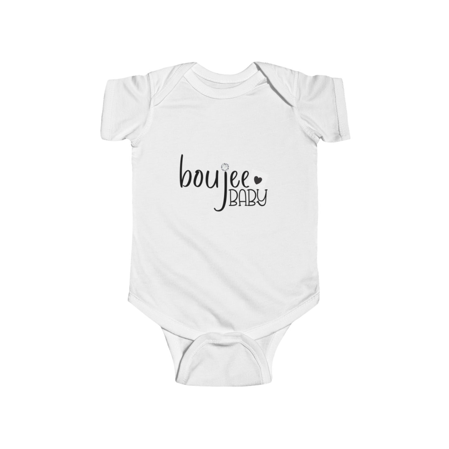 Boujee Baby - Infant Fine Jersey Bodysuit Short Sleeve