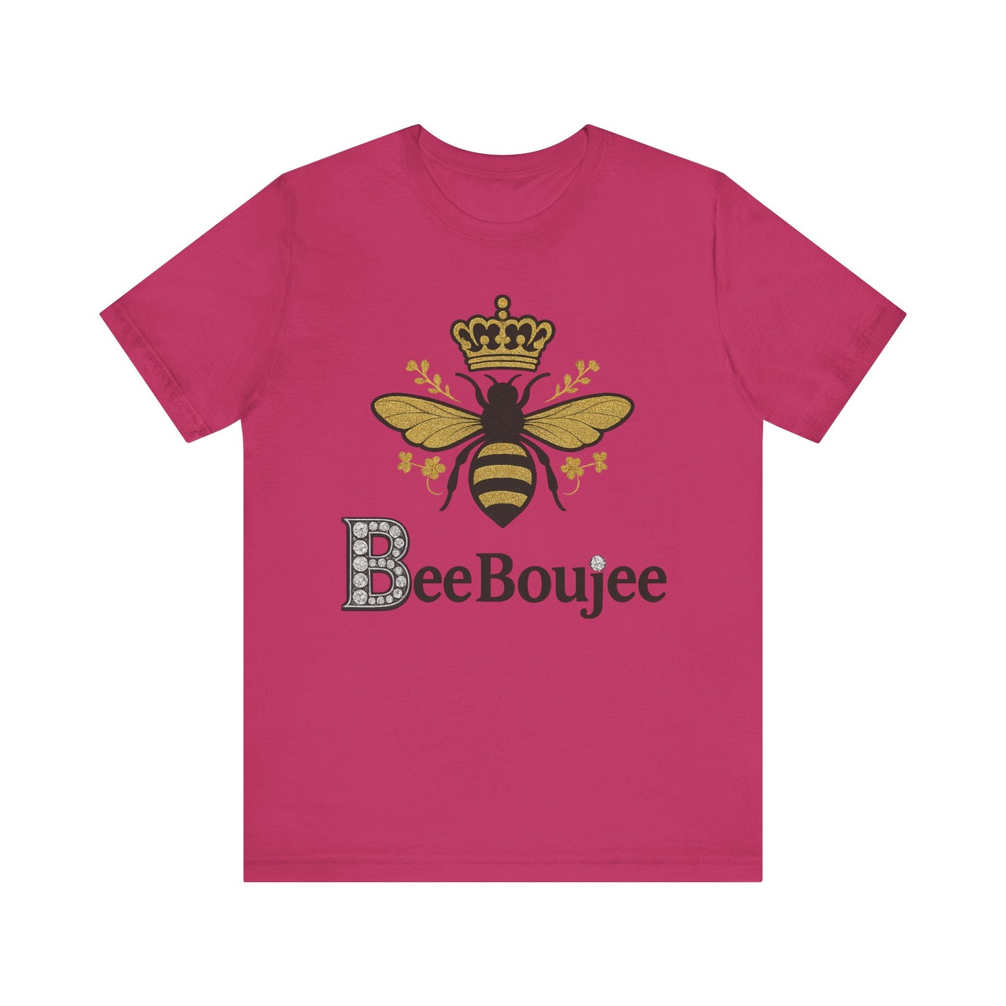 Bee Boujee Jersey Tee - Stylish Signature Bee Boujee T-Shirt for Casual Wear, Gift for Her, Nature Lovers, Birthday Present, Summer Fashion
