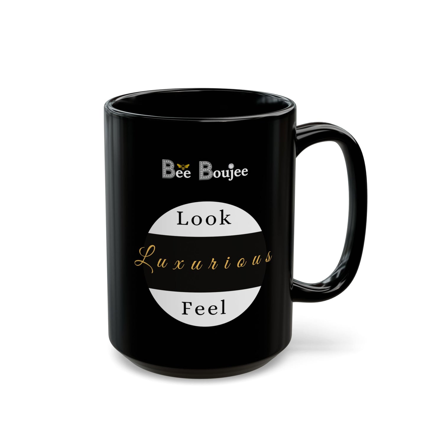 Feeling Boujee - Mug BLACK 15oz