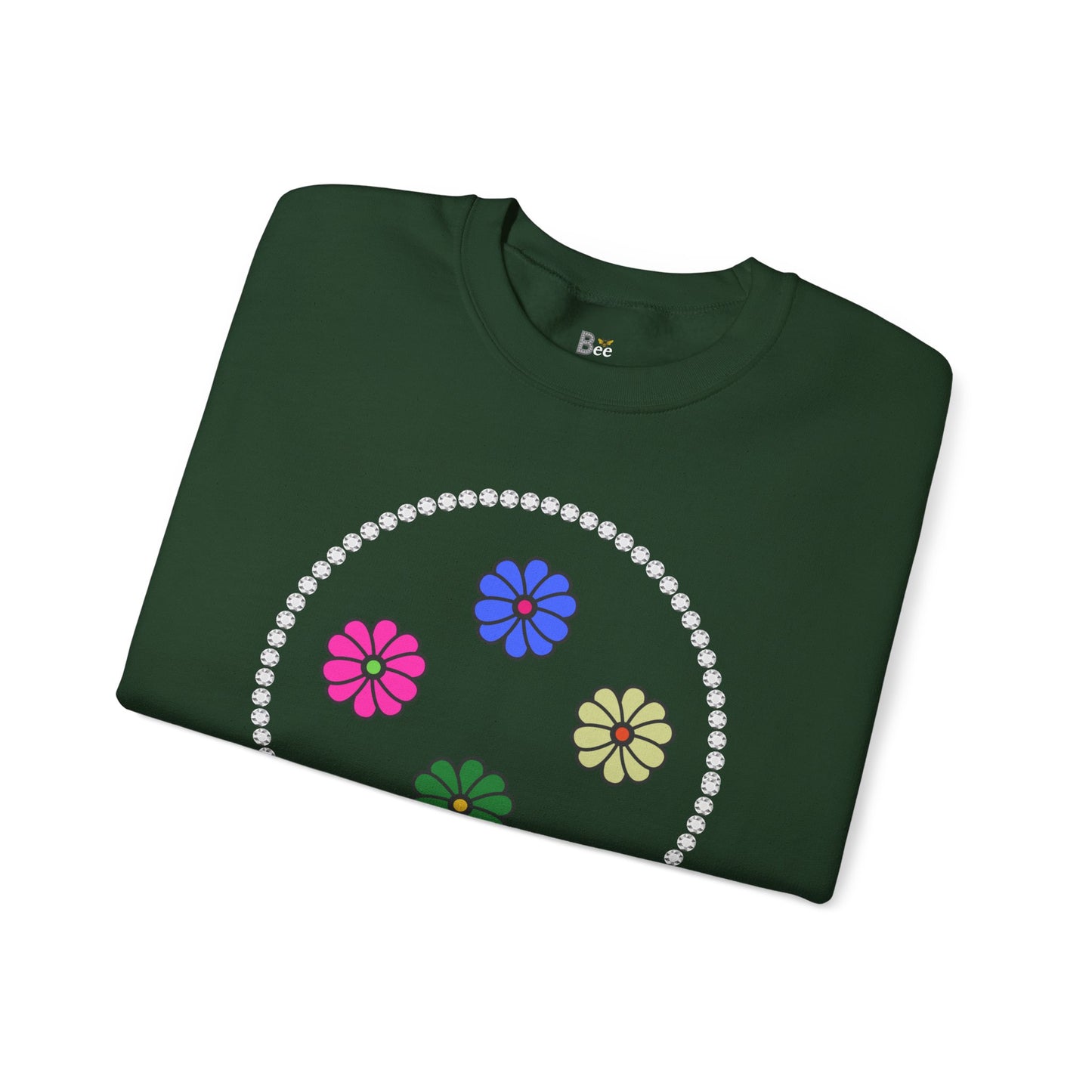 Boujee Mini Flowers - Heavy Blend™ Dark Colors Crewneck Sweatshirt