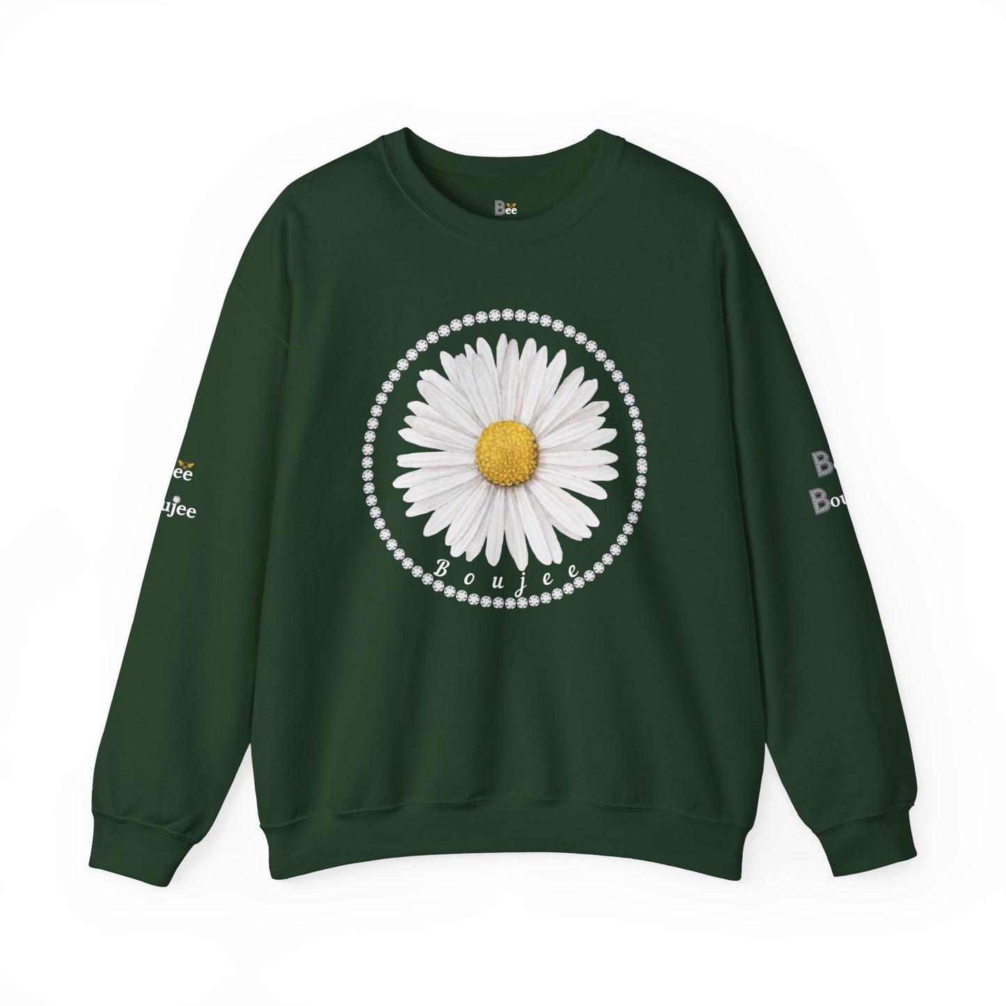 Boujee Daisy - Heavy Blend™ Dark Colors Crewneck Sweatshirt