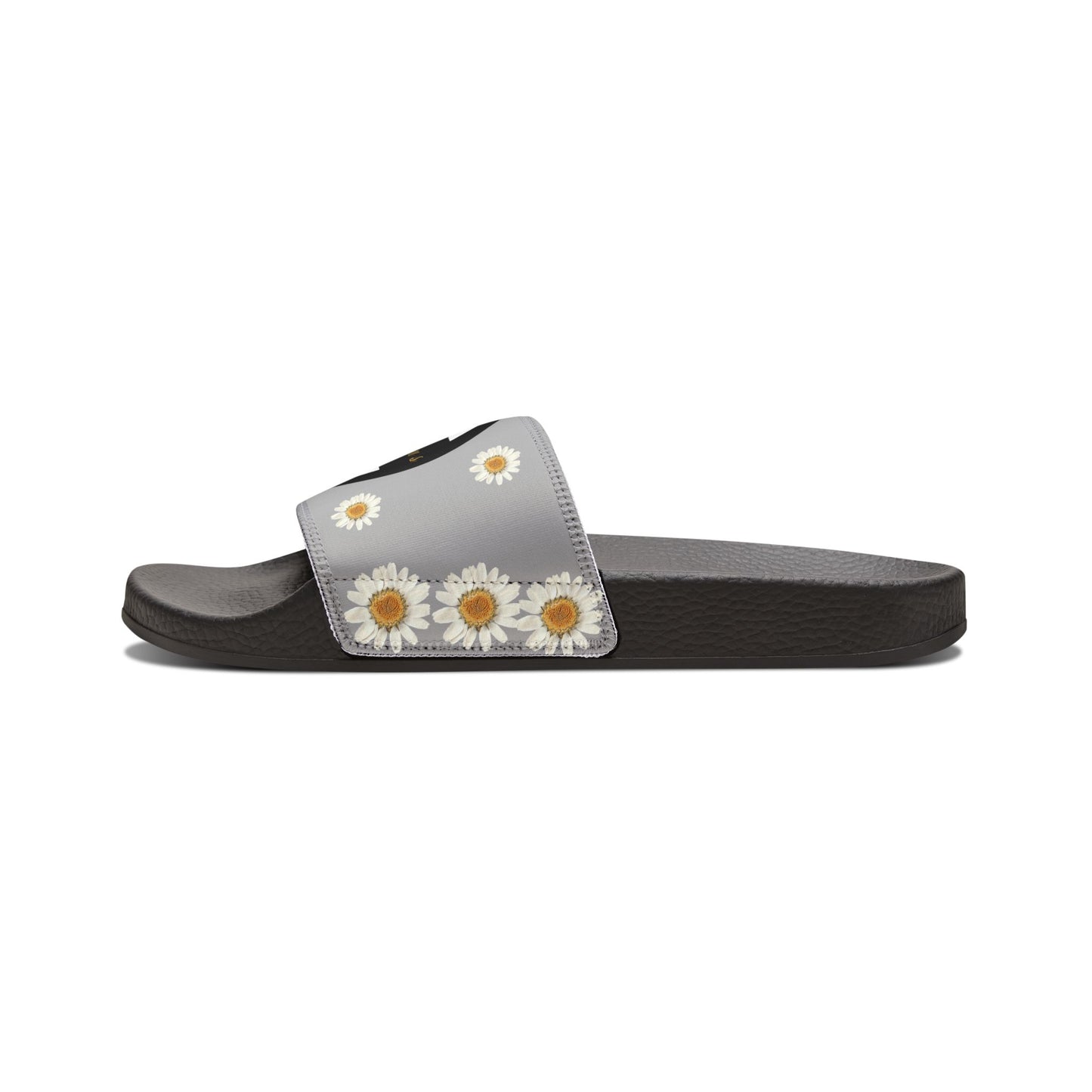 Bee Boujee - LIGHT GREY Flowers Women's Removable-Strap Sandals