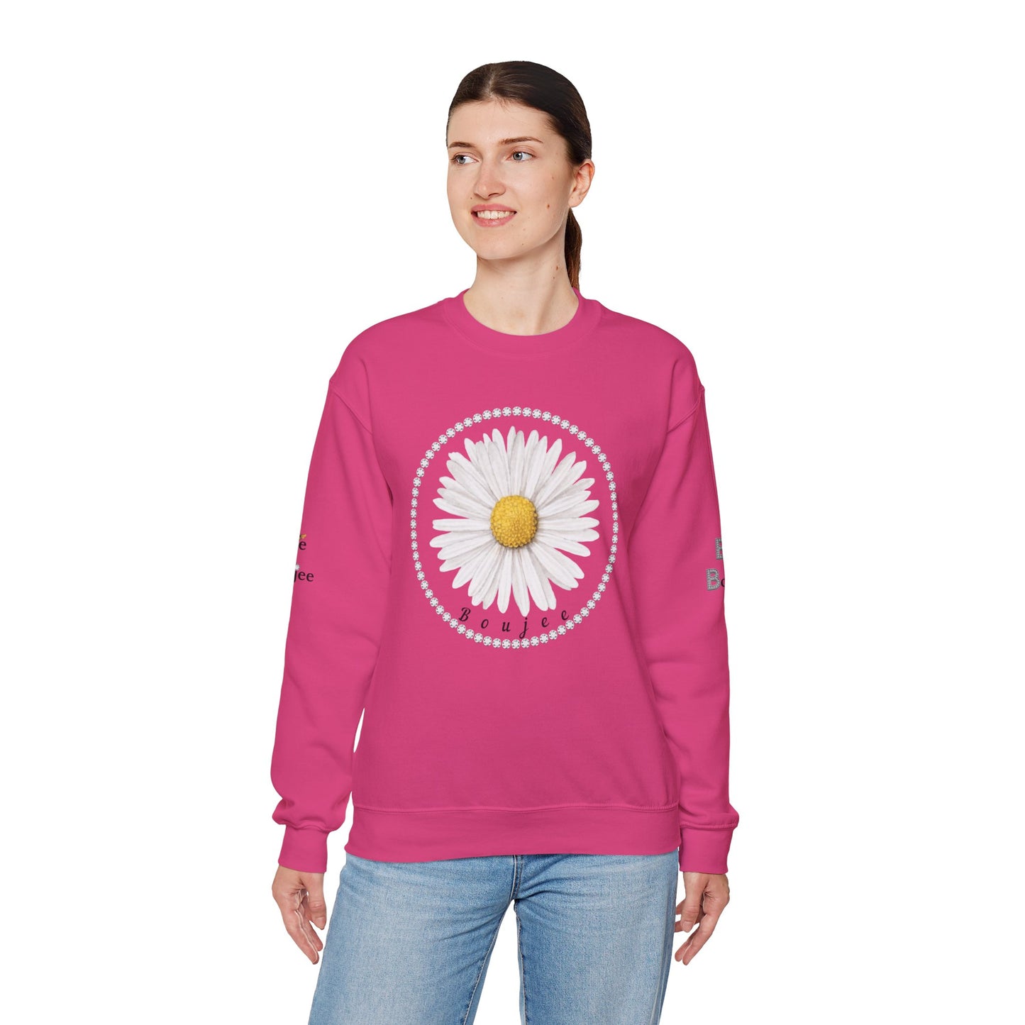 Boujee Daisy - Heavy Blend™ Light Colors Crewneck Sweatshirt