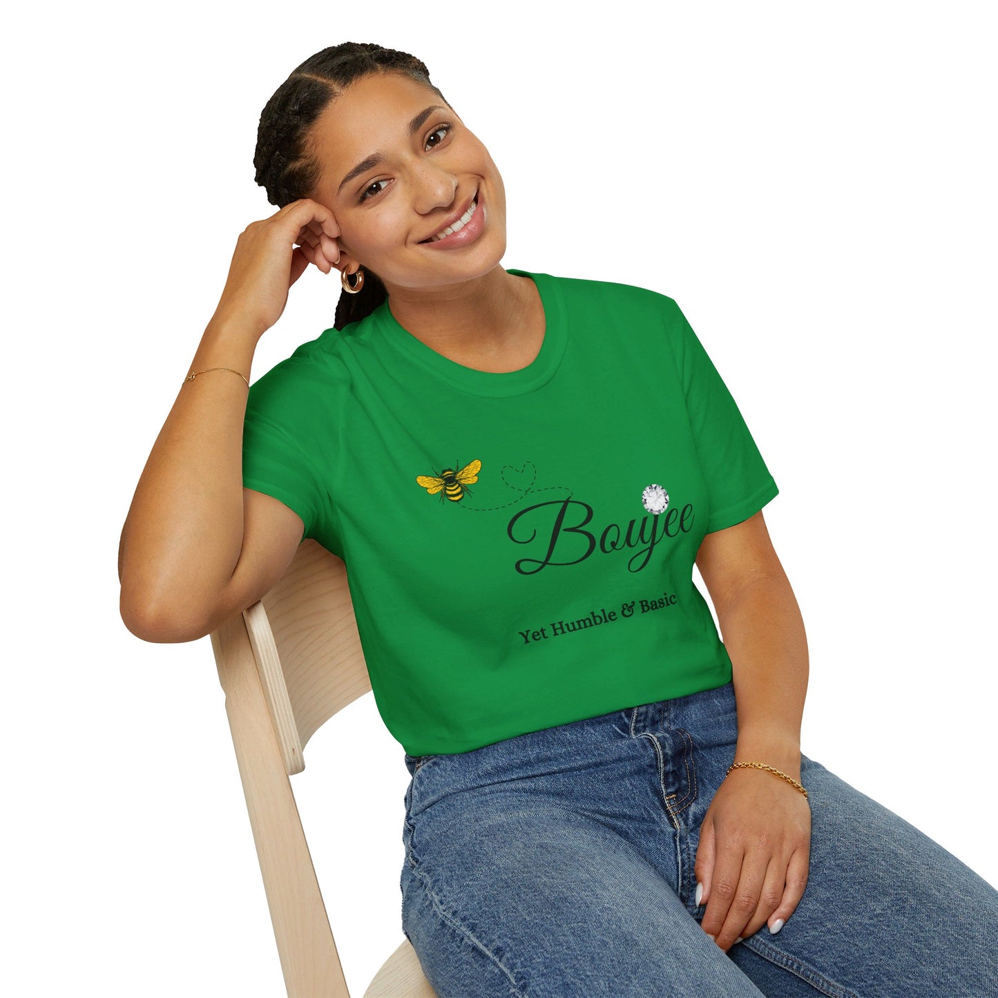 Bee Boujee Yet Humble & Basic - Softstyle T-Shirt