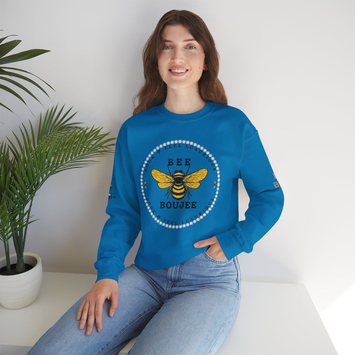 Look & Feel Luxurious - Heavy Blend™ Light Colors Crewneck Sweatshirt