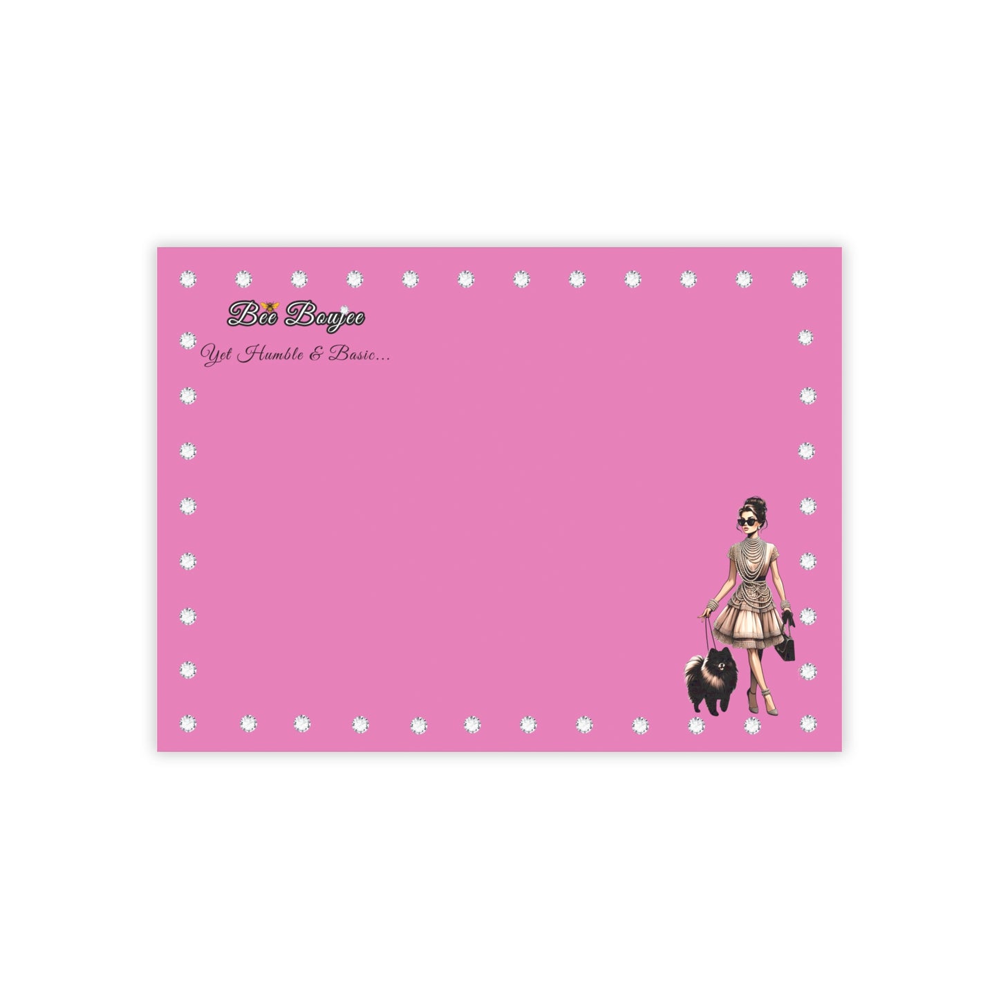 Bee Boujee DIAMONDS Stroll 01 - Post-it® Note Pads 8x6