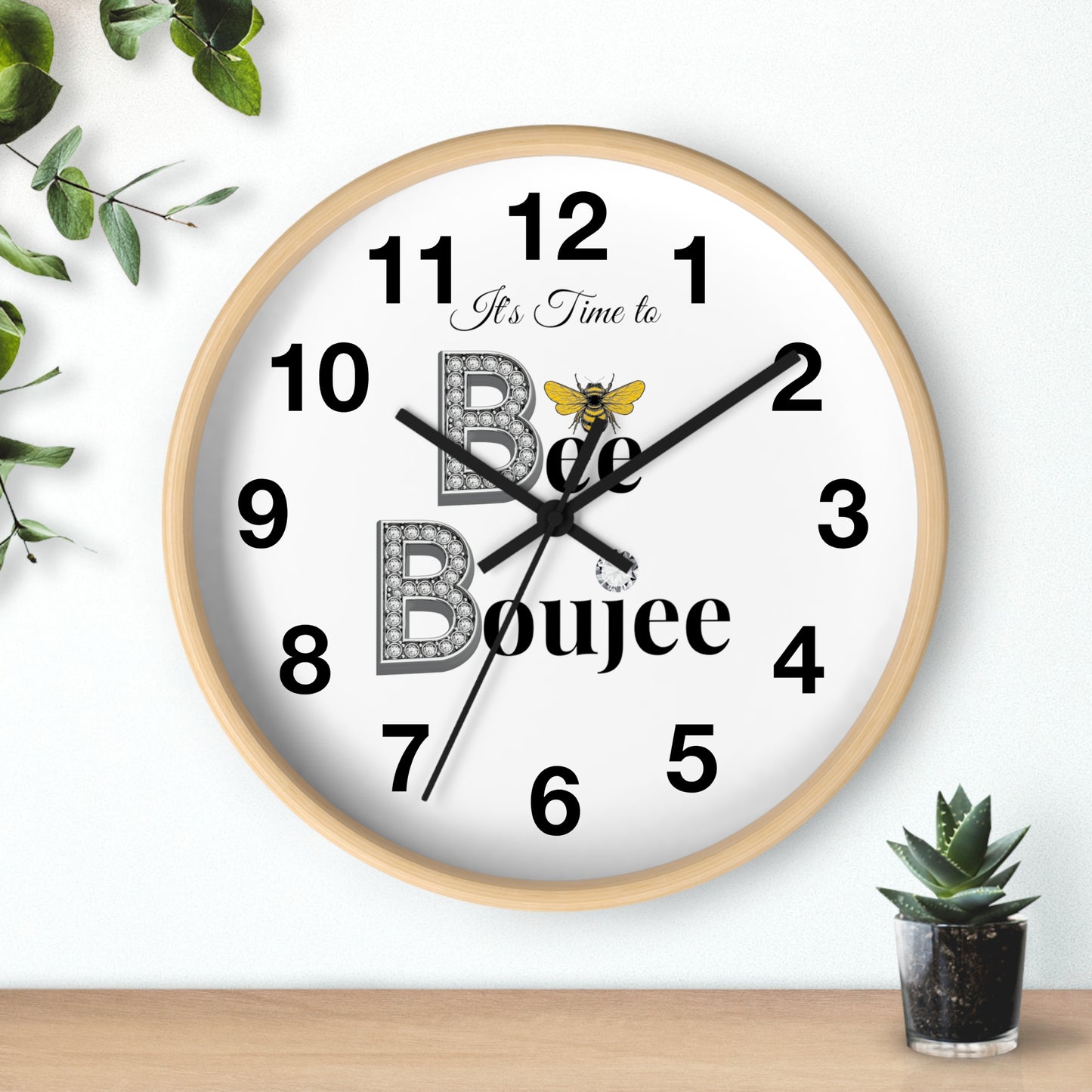 "Bee" Boujee - Wall Clock