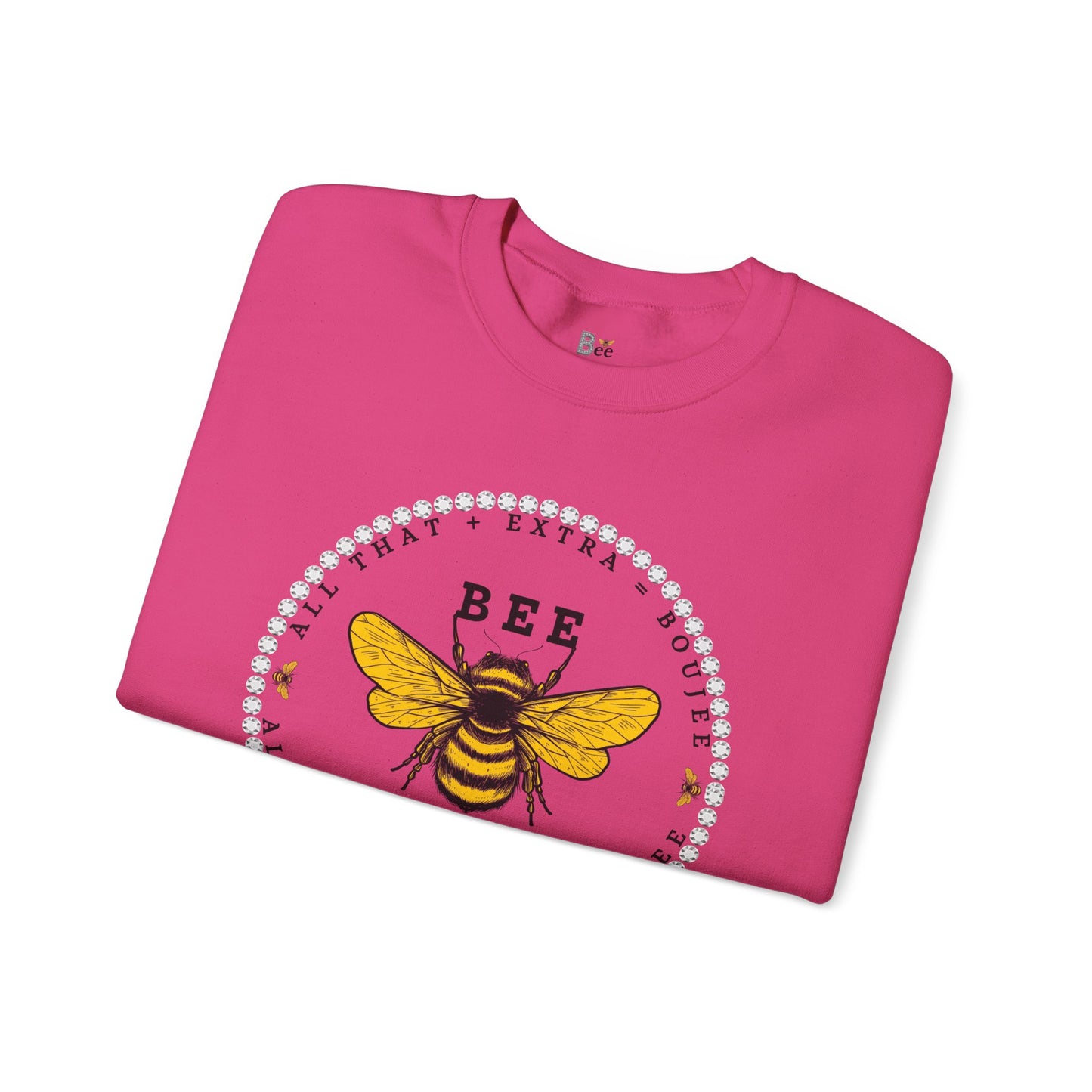 All That + Extra = Boujee - Heavy Blend™ Light Colors Crewneck Sweatshirt