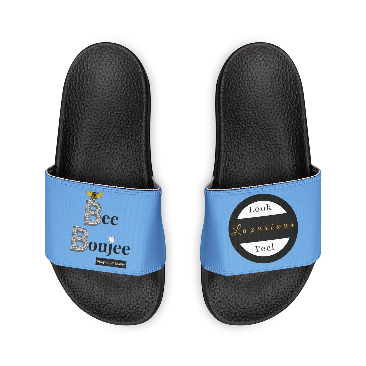 Bee Boujee - LIGHT BLUE Women's Removable-Strap Sandals