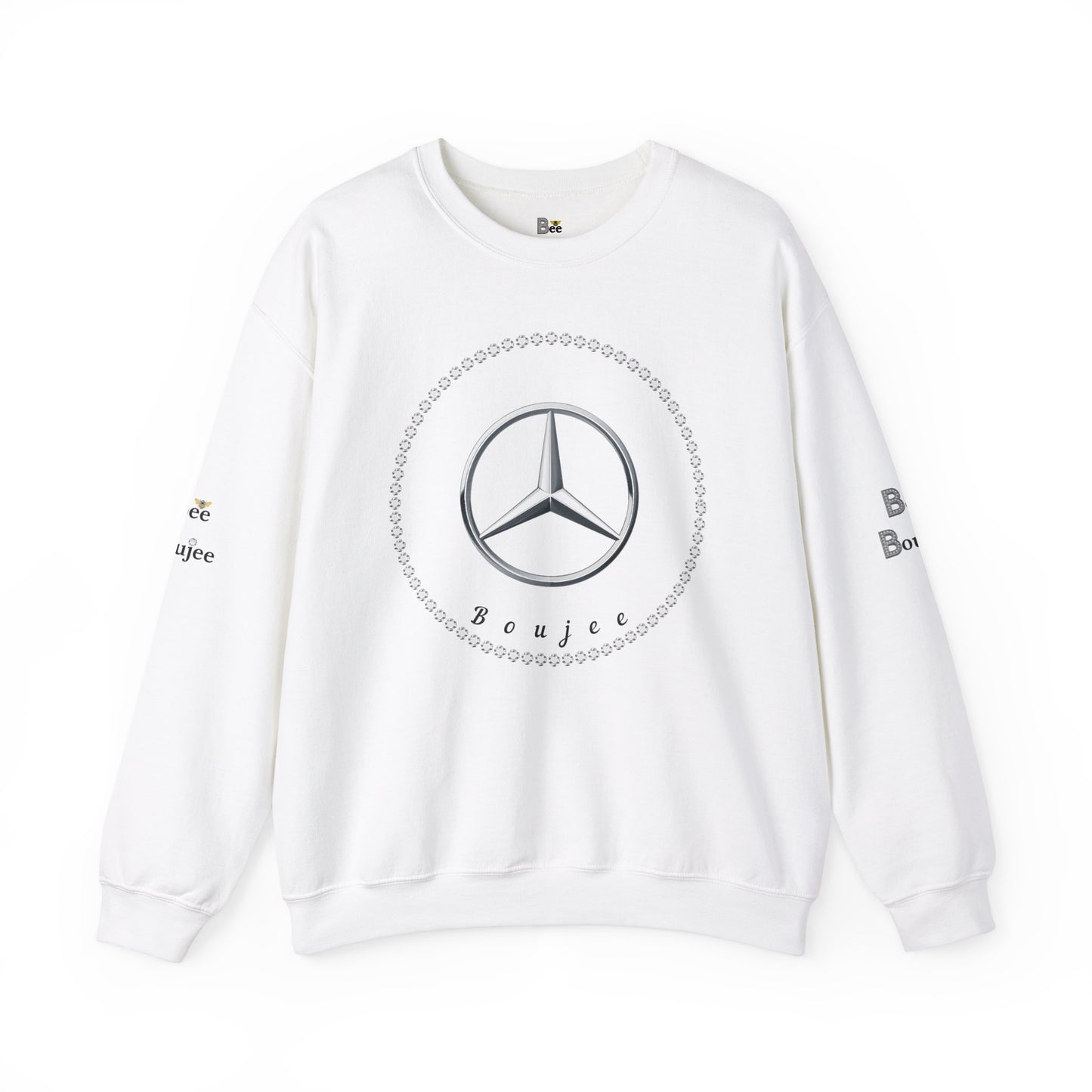 Boujee Benz Emblem - Heavy Blend™ Light Colors Crewneck Sweatshirt