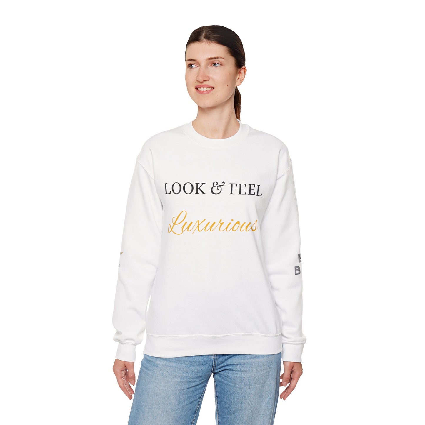 Look & Feel Luxurious - Heavy Blend™ Light Colors Crewneck Sweatshirt