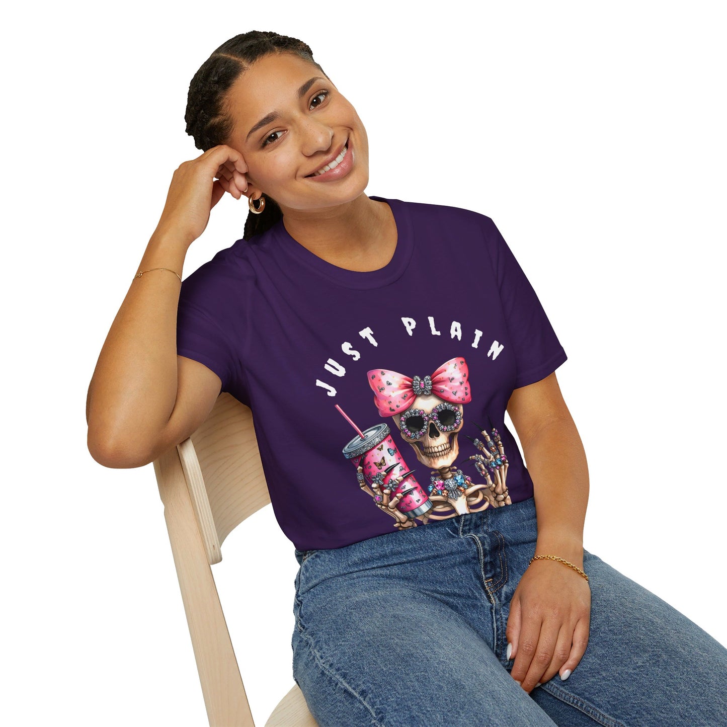 Halloween Just Plain Boujee - Softstyle T-Shirt