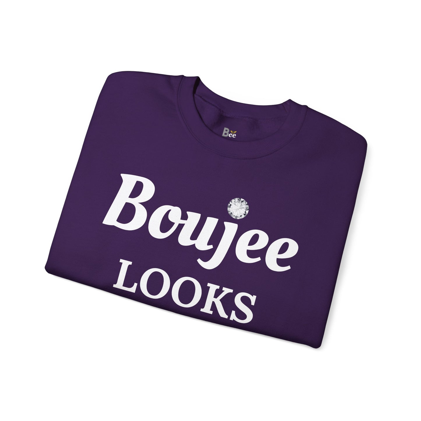 Boujee Looks Good On You - Heavy Blend™ Dark Colors Crewneck Sweatshirt