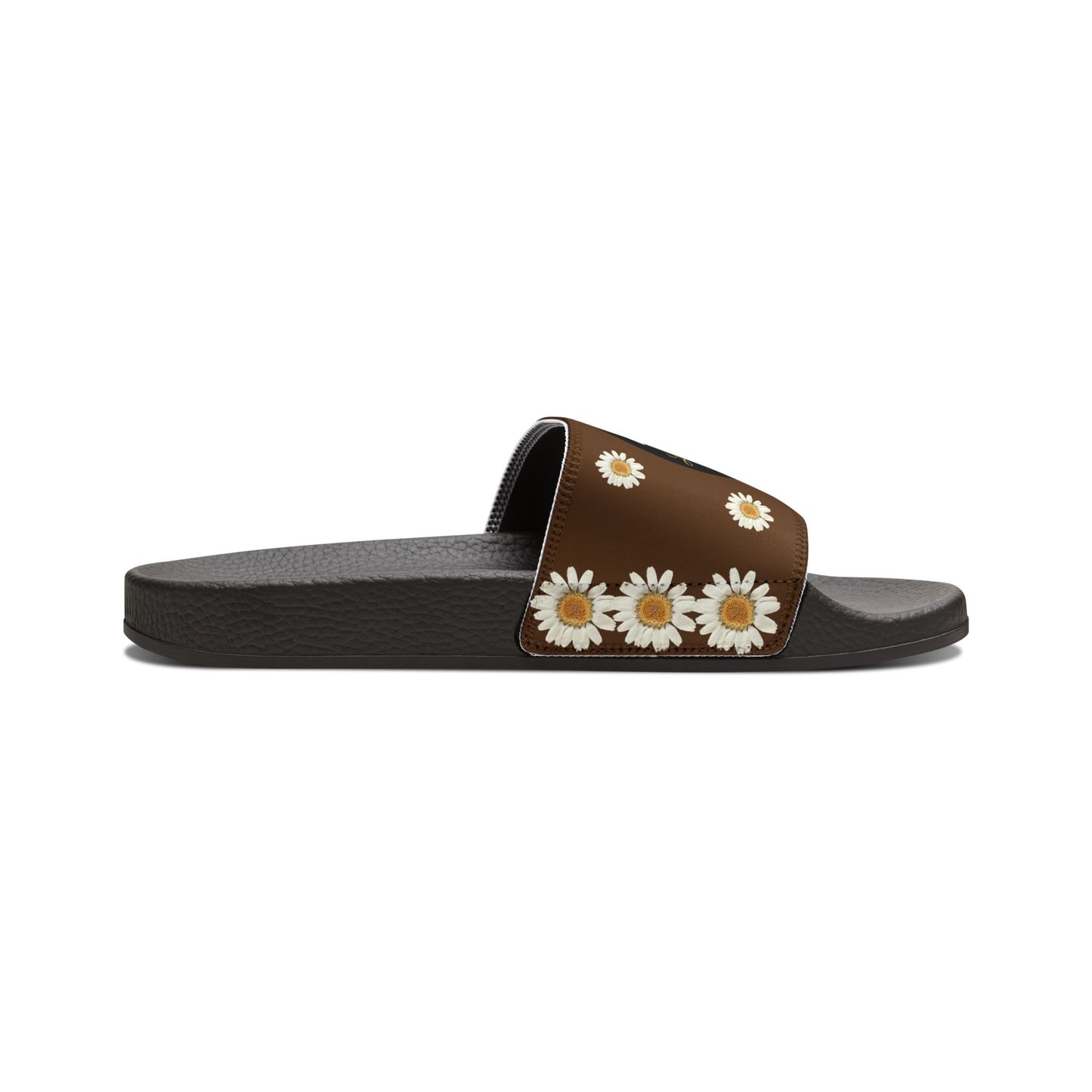 Bee Boujee - BROWN Flowers Women's Removable-Strap Sandals