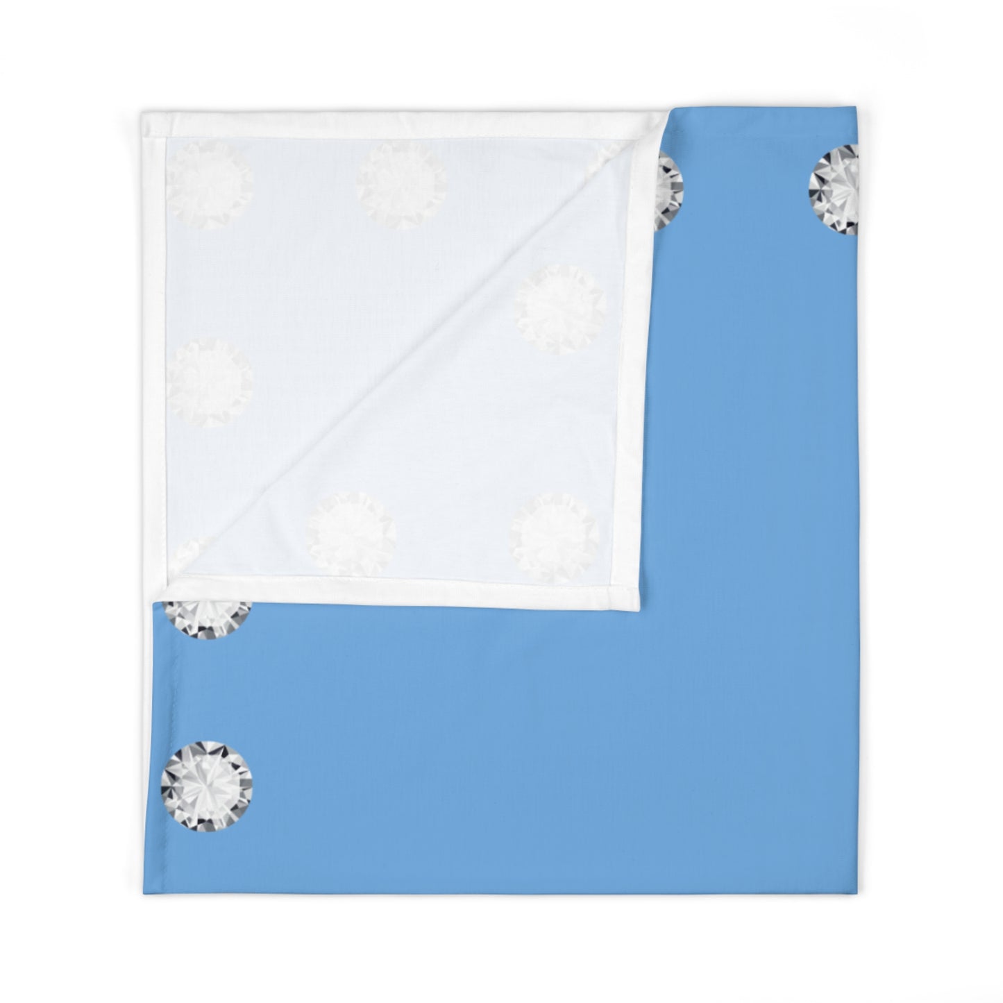 Boujee Baby - Swaddle Blanket BLUE