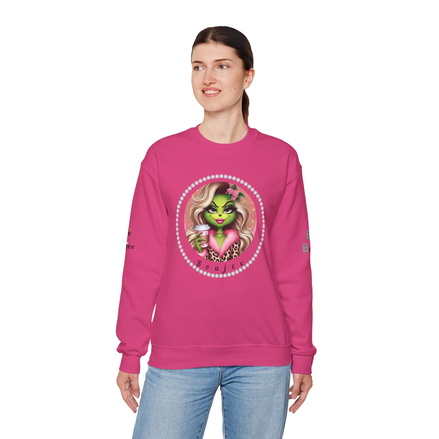 Boujee "Gritch" - Heavy Blend™ Light Colors Crewneck Sweatshirt