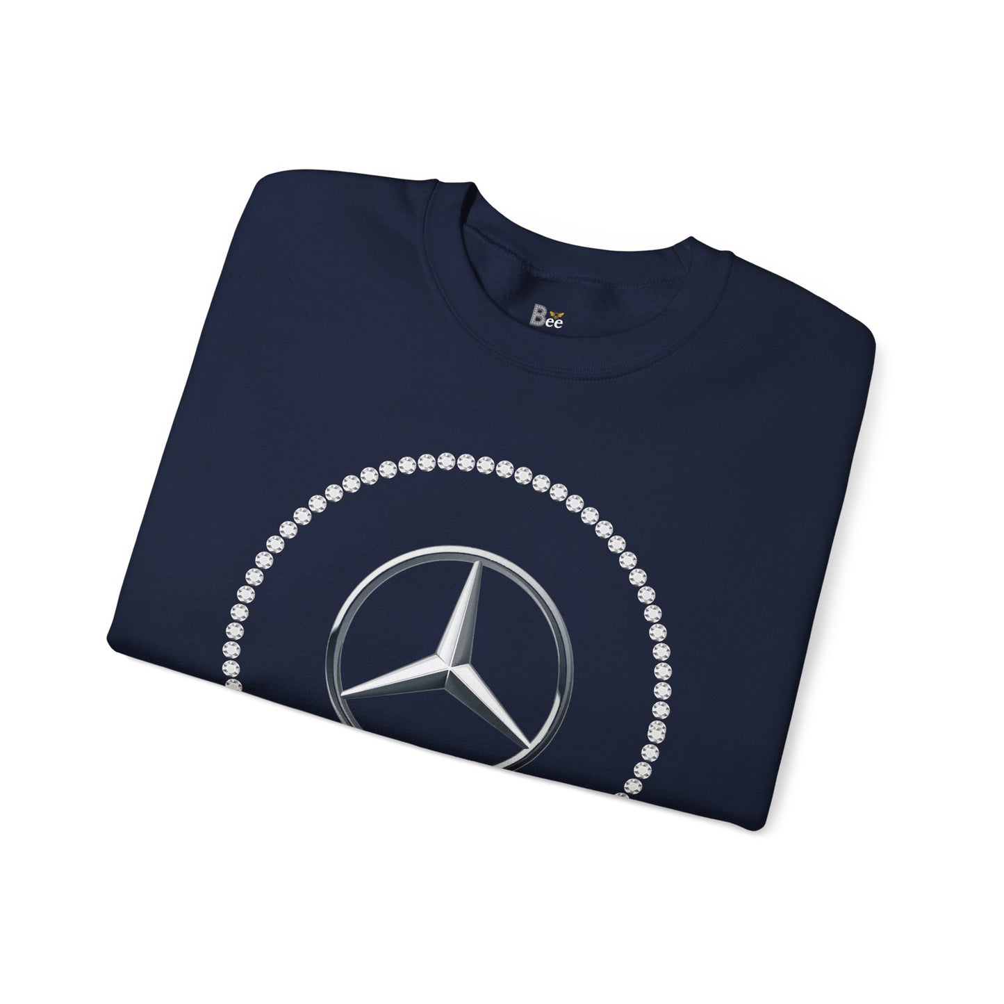 Boujee Benz Emblem - Heavy Blend™ Dark Colors Crewneck Sweatshirt