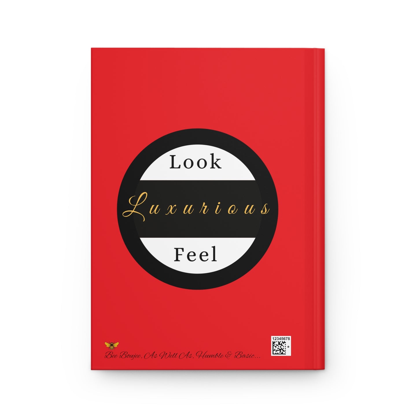 Hardcover "Boujee" Journal Matte RED