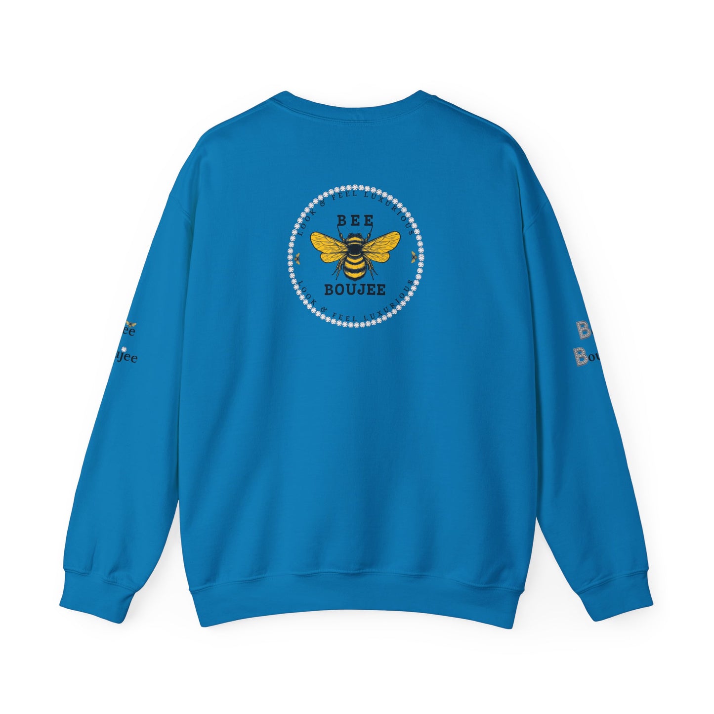 Basic Boujee Blessed - Heavy Blend™ Light Colors Crewneck Sweatshirt