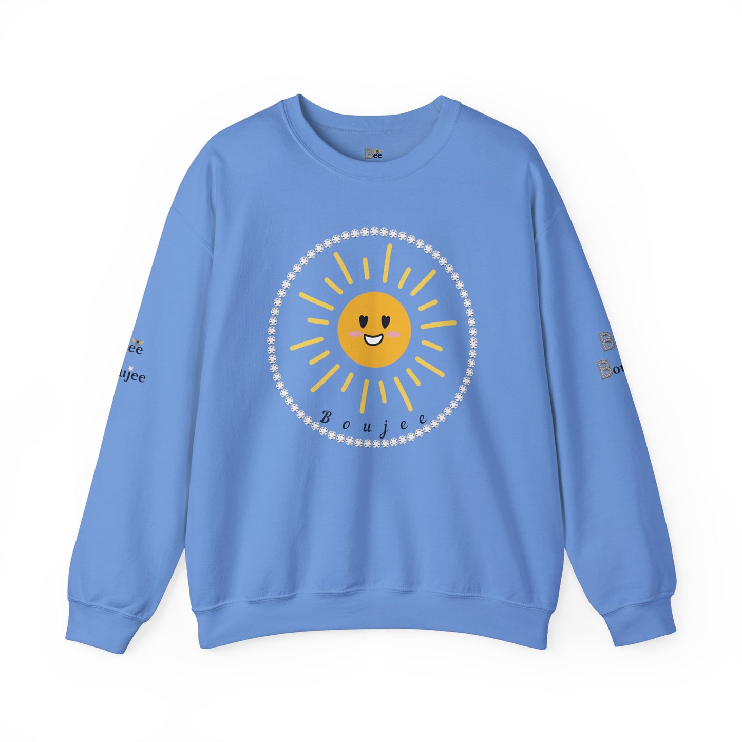 Boujee Golden Sunshine - Heavy Blend™ Light Colors Crewneck Sweatshirt