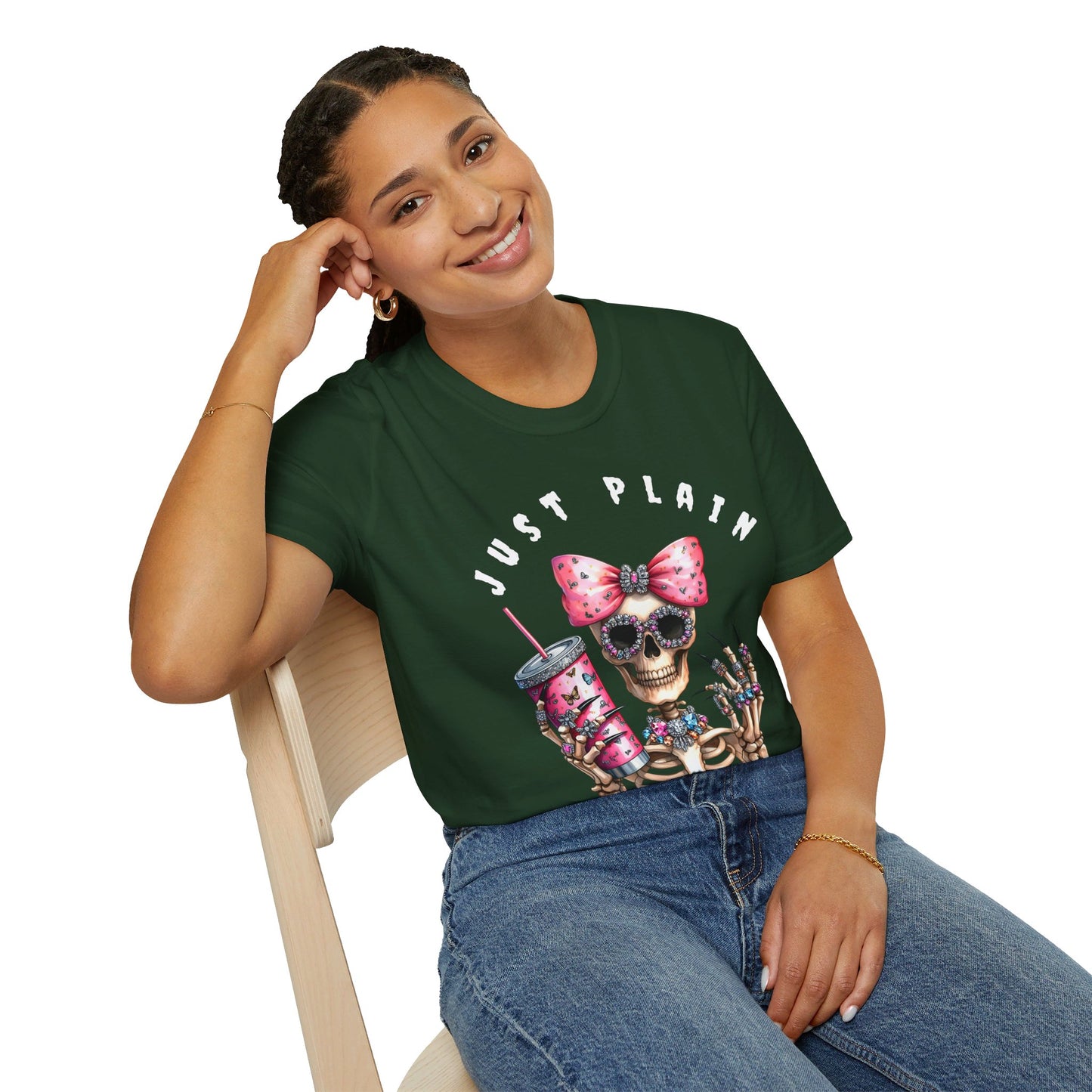 Halloween Just Plain Boujee - Softstyle T-Shirt