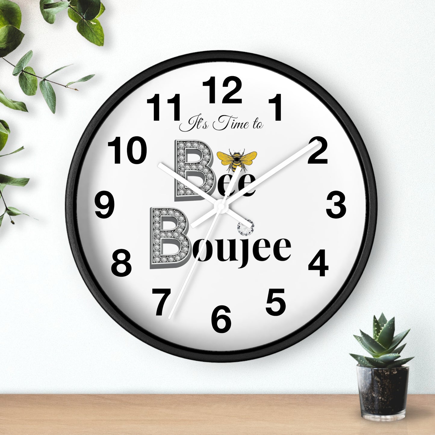 "Bee" Boujee - Wall Clock