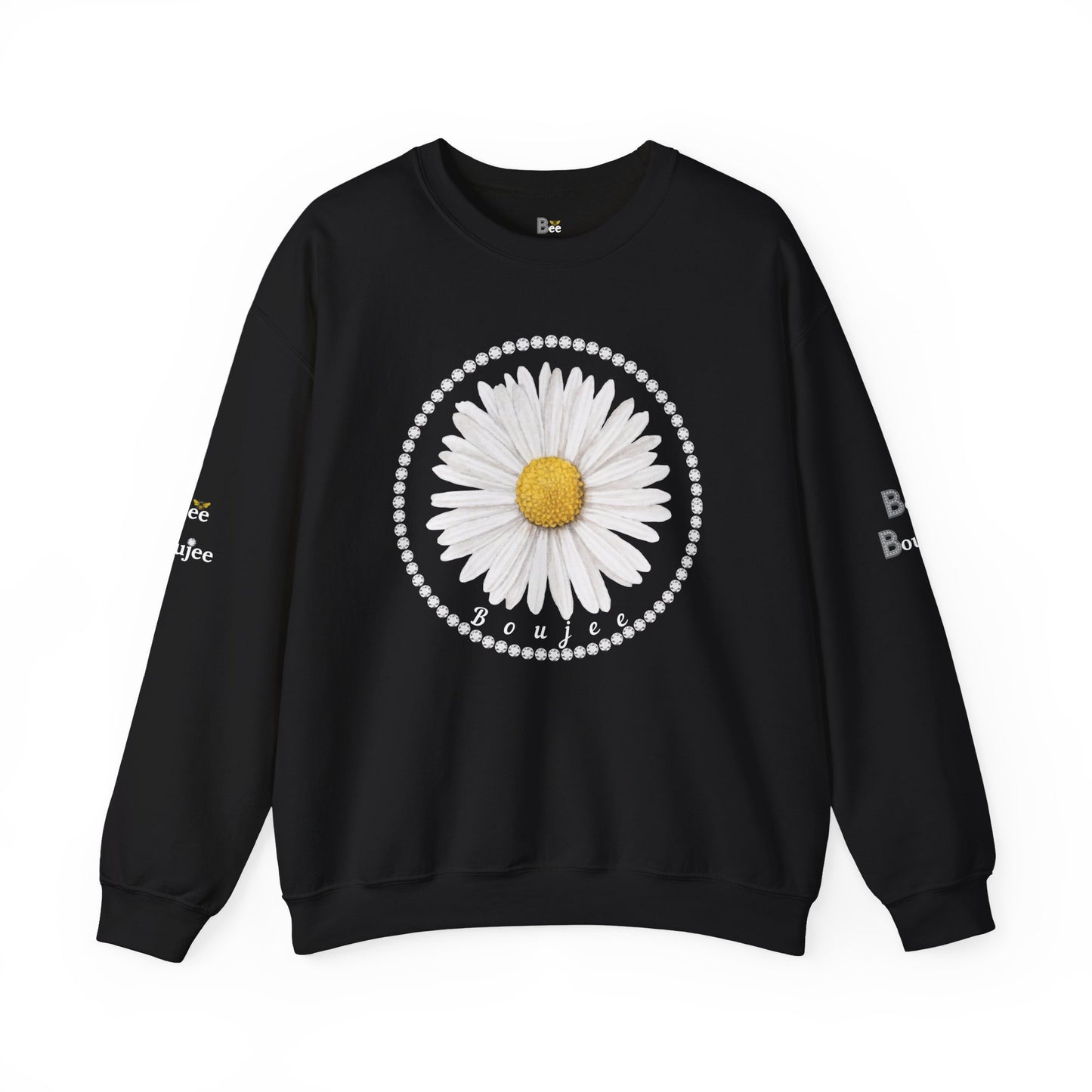 Boujee Daisy - Heavy Blend™ Dark Colors Crewneck Sweatshirt