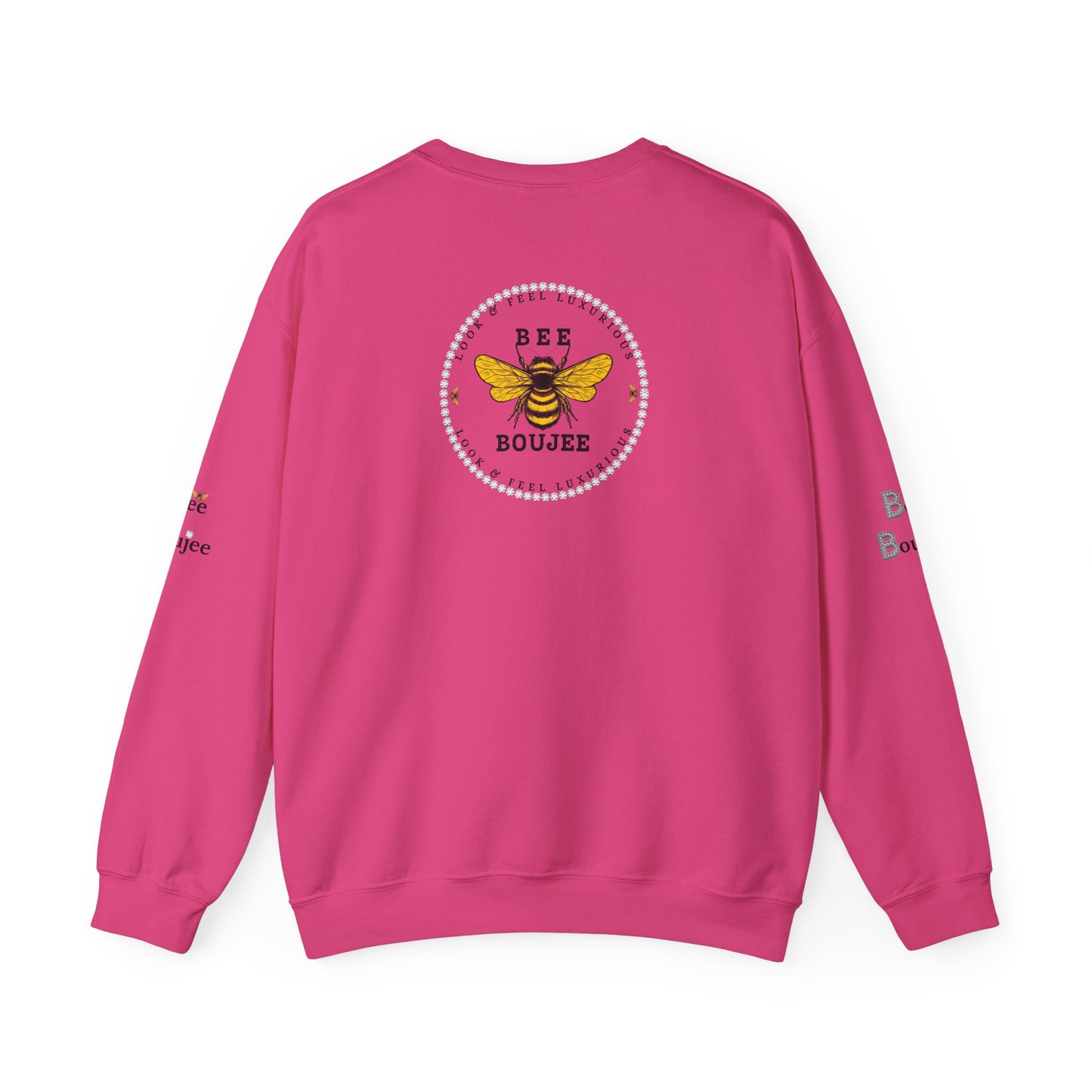 All That + Extra = Boujee - Heavy Blend™ Light Colors Crewneck Sweatshirt