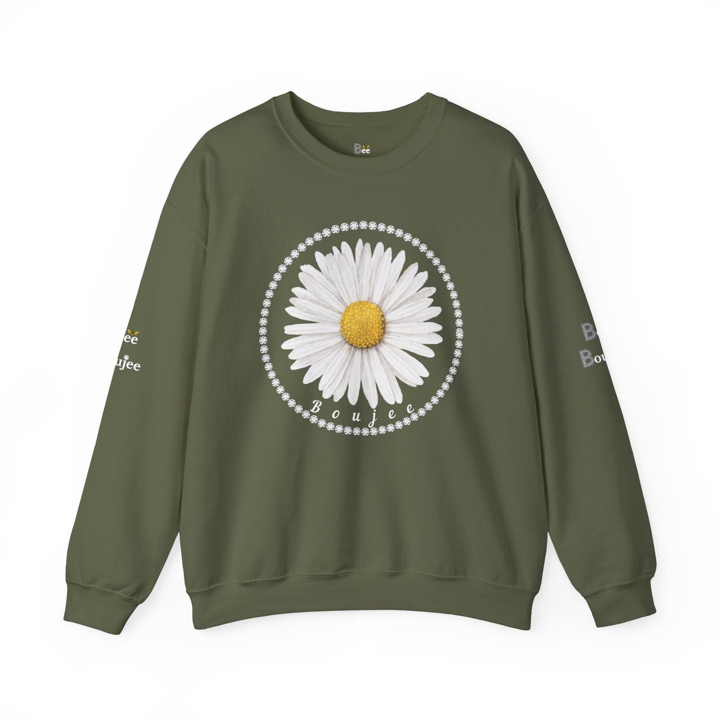 Boujee Daisy - Heavy Blend™ Dark Colors Crewneck Sweatshirt