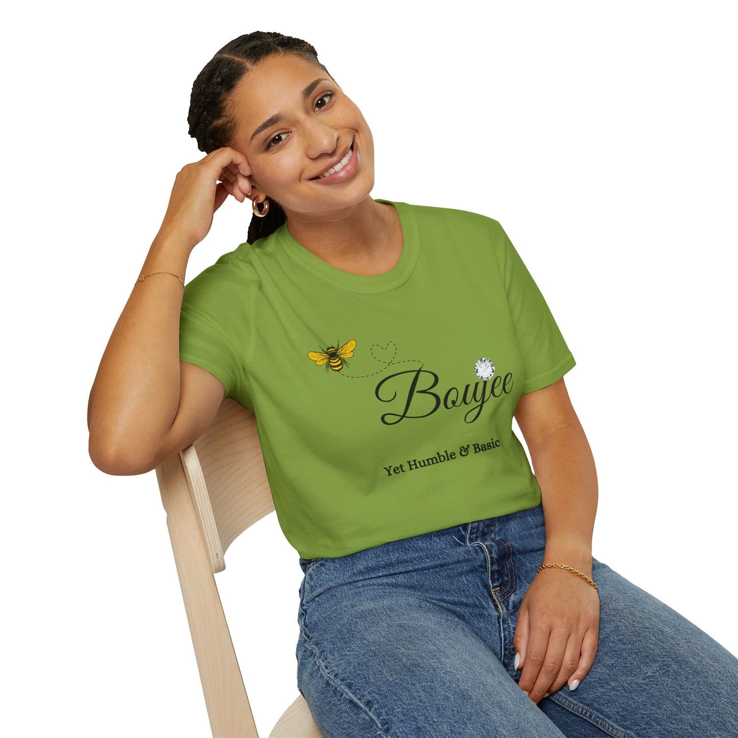 Bee Boujee Yet Humble & Basic - Softstyle T-Shirt