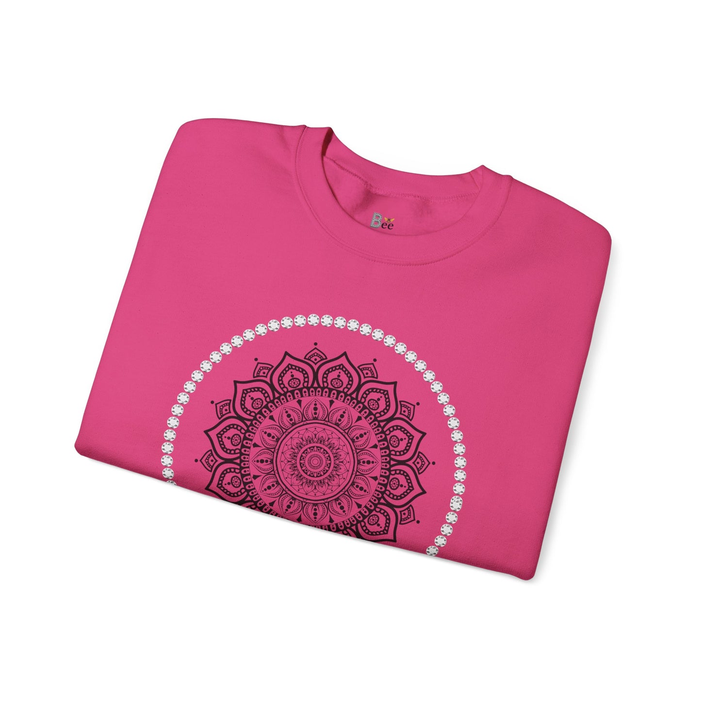 Boujee Black Burst - Heavy Blend™ Light Colors Crewneck Sweatshirt